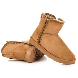 Botas de nieve de ante Kylie marrón 4