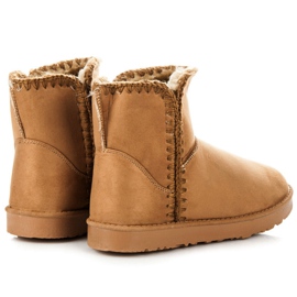 Botas de nieve de ante Kylie marrón 5