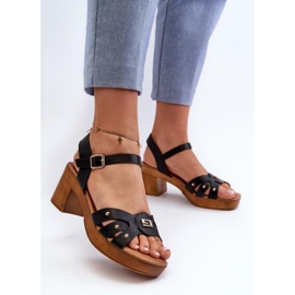 Step in style Sandalias Modelo Assames 24SD98-6758 Negro - Pisa con estilo 2