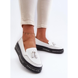 Step in style Mocasines Modelo Assetnima 24PB18-7176 Blanco - Paso con estilo 2