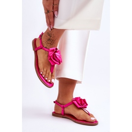 Step in style Sandalias chanclas Modelo Carisma QQ-137 cFucsia - Paso con estilo rosado 2