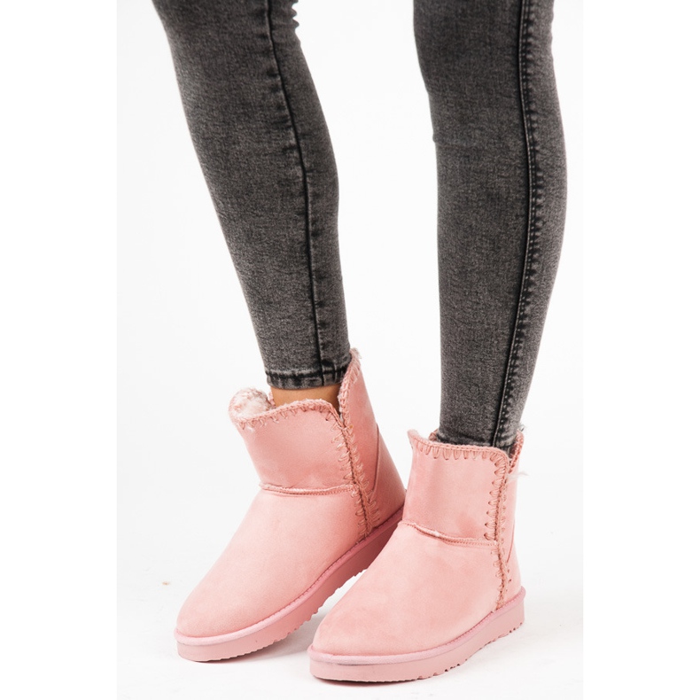 Botas de nieve de ante KYLIE rosa 1