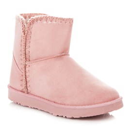 Botas de nieve de ante KYLIE rosado 3