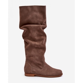 Step in style Botas Modelo Maciejka 05790-04 Ante Beige - Paso con estilo 3