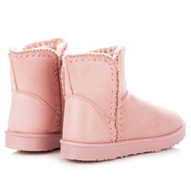Botas de nieve de ante KYLIE rosado 5