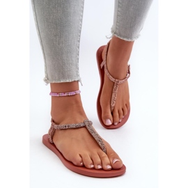 Sandalias Ipanema Coral mujer rosado 2