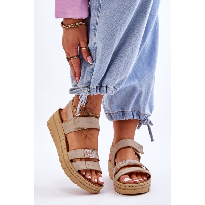 Step in style Sandalias Modelo Fresh Look 23-46011 Beige - Pisa con estilo 1