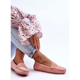 Mocasines clásicos de mujer Rosa Claro rosado 2