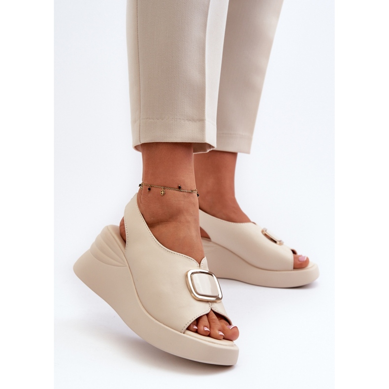 Step in style Sandalias Modelo Salvania 24SD08-6865 Beige - Pisa con estilo 1