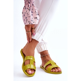 Zapatillas de casa veganas ZAXY para mujer. verde 1