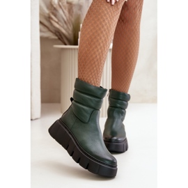 Botines de mujer Zazoo Verde Oscuro 1