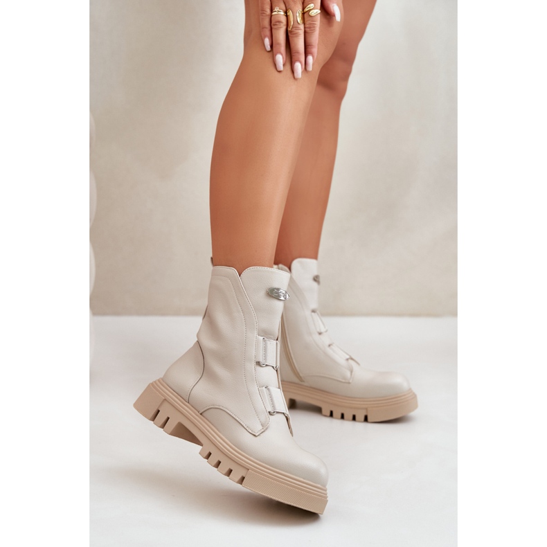 Step in style Modelo Workers Mailyra RMR2150-19 Beige Claro - Paso con estilo 1