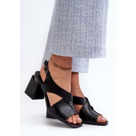 Step in style Sandalias Modelo Asellesa 62111 Negro - Pisa con estilo 1