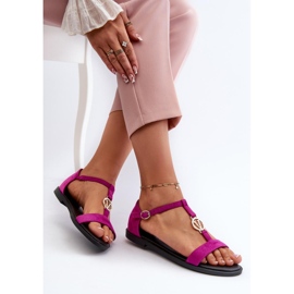 Sandalias Modelo Vinceza Fucsia rosado 2