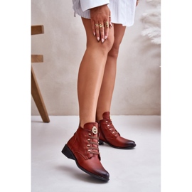 Jezzi Botas con elegante decoración marrón. 1