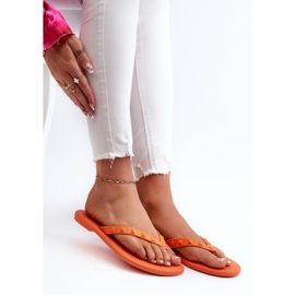 Chanclas Chanclas Modelo Zaxy Naranja 2