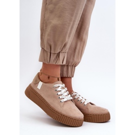 Zapatillas modelo Memory Foam System Big Star Beige Oscuro 1 Zapatillas modelo Memory Foam System Big Star Beige Oscuro 1