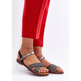 S.Barski MY923 Sandalias negras negro 1