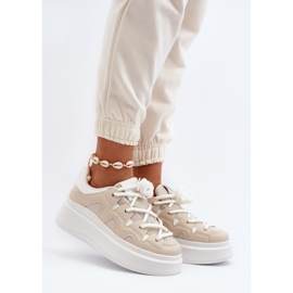 Step in style Zapatillas Deportivas Modelo Vinali 55-22 Beige - Pisa con estilo 1