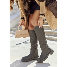 Botas aislantes de mujer 1396 caqui marrón 1 Botas aislantes de mujer 1396 caqui marrón 1