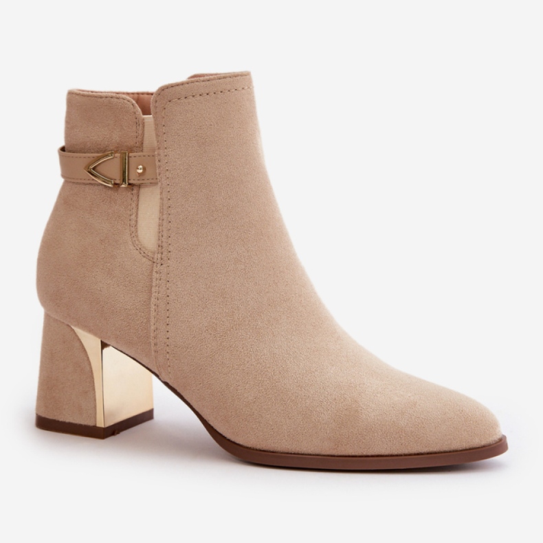 Step in style Botas Modelo Bonucci UK151 Beige Claro - Paso con estilo 2