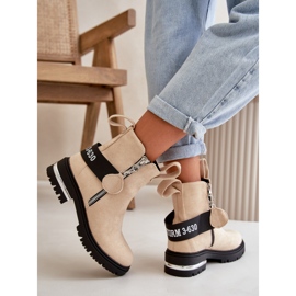 Step in style Botas Modelo Calvaro NC1279 Beige - Paso con estilo 3