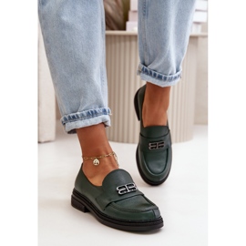 Zapatos modelo Zazoo Verde Oscuro 2