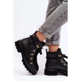 Botas de mujer de la marca GOE. negro 2