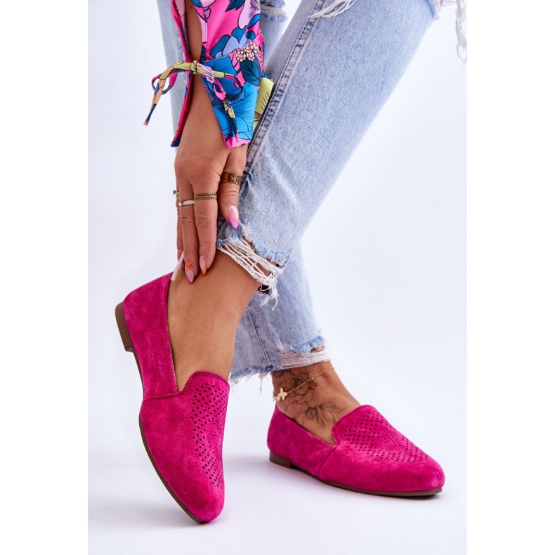 Mocasines Modelo LR29515 Fucsia rosa 1