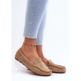 Mocasines de ante marrón 1
