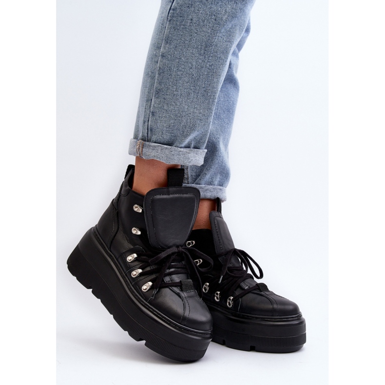 Zapatillas Deportivas Altas Modelo Zazoo 3416 Negro 1