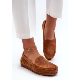 Mocasines Modelo S.Barski LR755 Camel marrón 2
