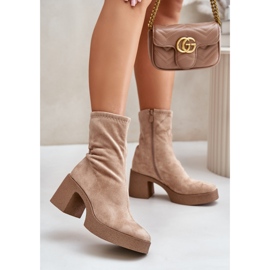 S. BARSKI Botas aislantes para mujer S.Barski, beige 1
