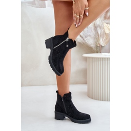 Botas de mujer ligeramente aislantes M1537 negro 2