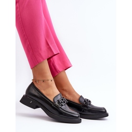 Mocasines de mujer con adornos Vinceza 63501 negro 2