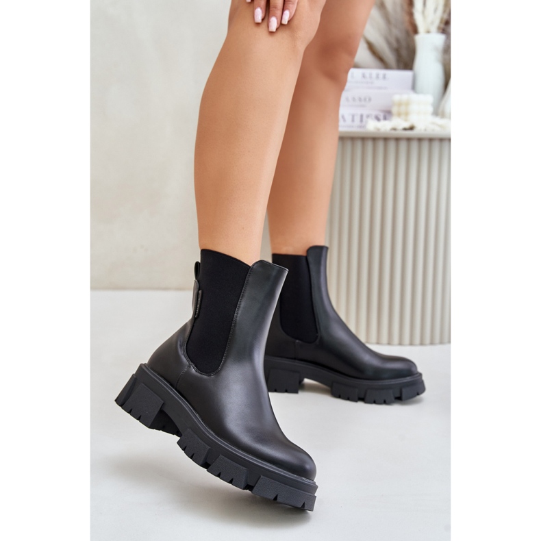 Botas aislantes de mujer Big Star MM274071 negro 1 Botas aislantes de mujer Big Star MM274071 negro 1