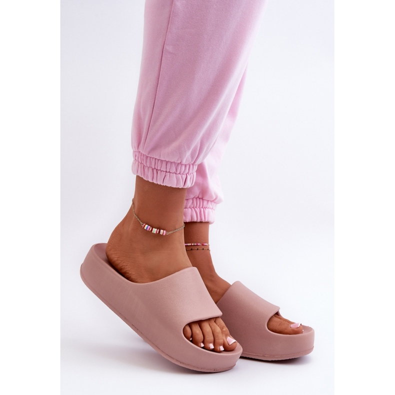 Chanclas deportivas de mujer 24SD19-7564 rosa 1