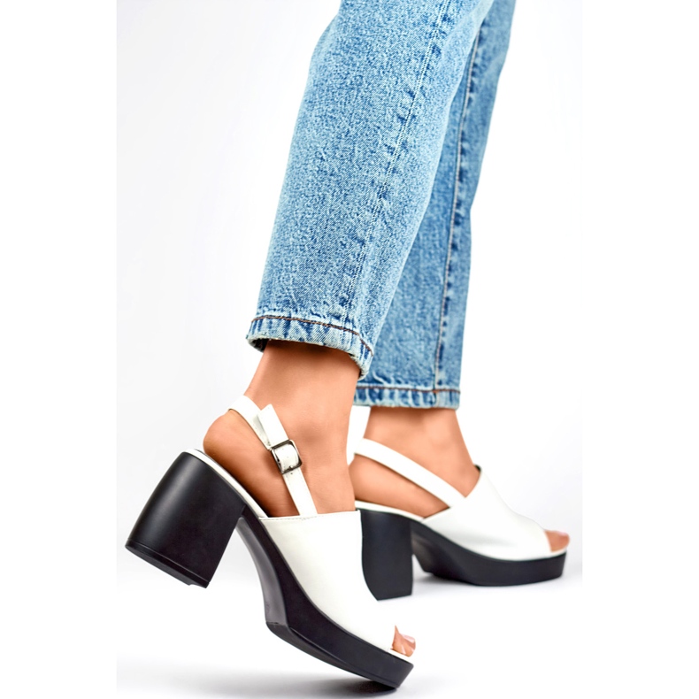 Sandalias Modelo GD-FL1630W Blanco 1