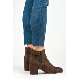 Botas de Mujer Aisladas con Pelo 260034BR-SU marrón 3