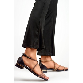 Sandalias de mujer GD-DO-161B negro 1