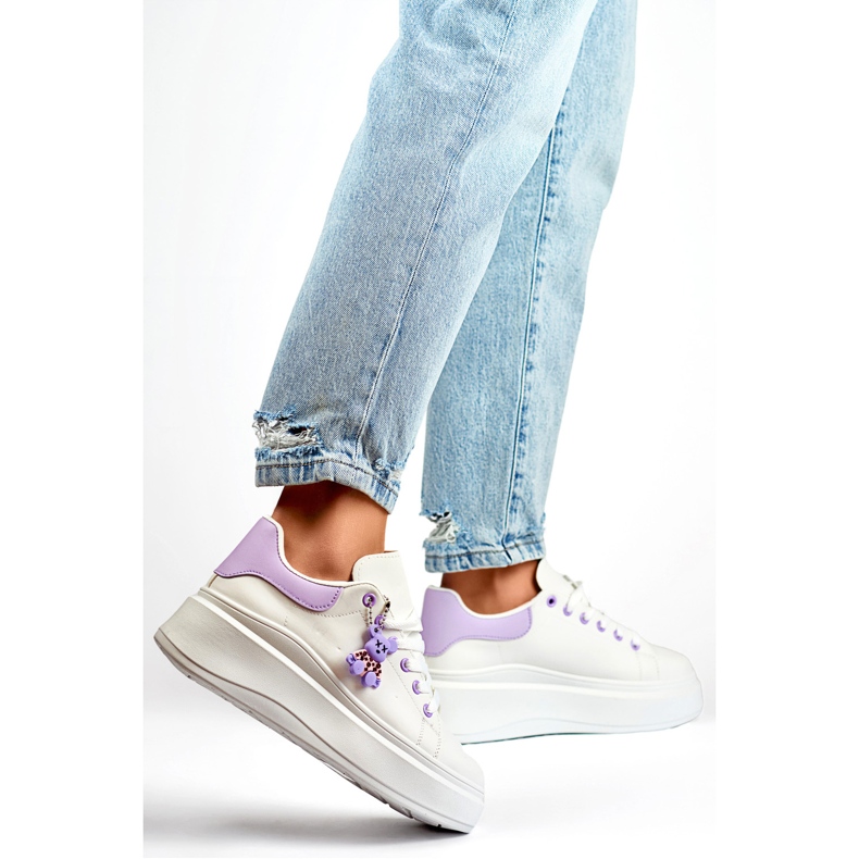 Zapatillas Deportivas Mujer LL23171PU blanco 1 Zapatillas Deportivas Mujer LL23171PU blanco 1