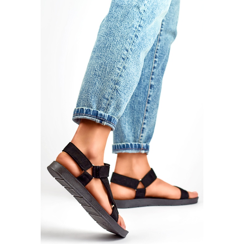 Sandalias Deportivas Mujer LEI530B negro 2