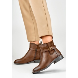 Botas sin aislamiento para mujer CH2228BR marrón 2