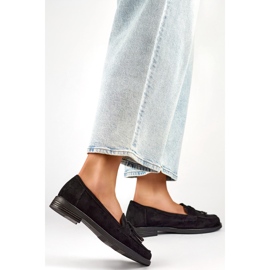 Zapatos de mujer con lazo 24-12369B negro 1 Zapatos de mujer con lazo 24-12369B negro 1