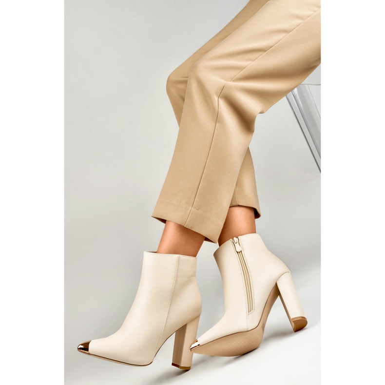 Botas Modelo MS2055BE Beige - PRIMO 1 Botas Modelo MS2055BE Beige - PRIMO 1