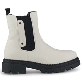 Botas Chelsea Modelo 250004BE-PU Beige Claro - PRIMO 4