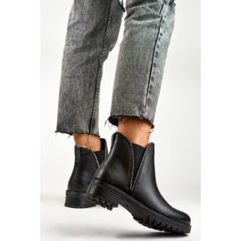 Botas Chelsea con aislamiento para mujer RXJ-169B, negro 1