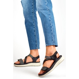 Sandalias de mujer BM051-3019-1B negro 1 Sandalias de mujer BM051-3019-1B negro 1