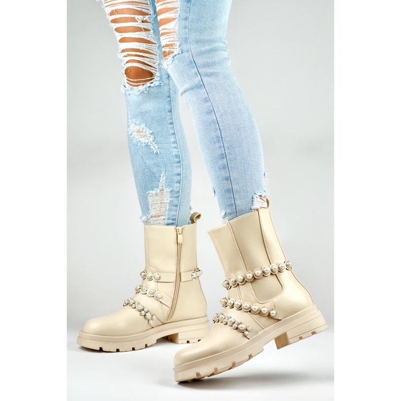 Botas Modelo 58090-1BE Beige - PRIMO 2