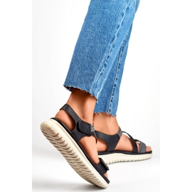 Sandalias de mujer BM051-3019-1B negro 2 Sandalias de mujer BM051-3019-1B negro 2